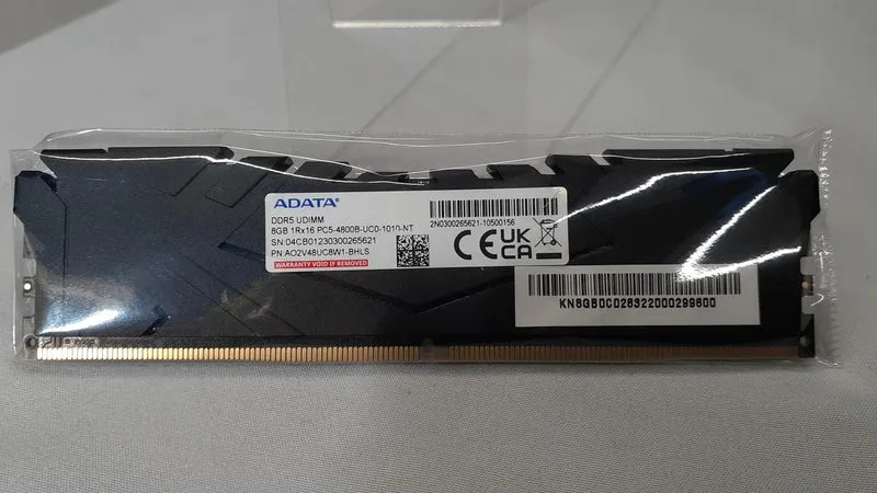 Mémoire ADATA DDR5 PC5-4800B-UC0-1010-NT