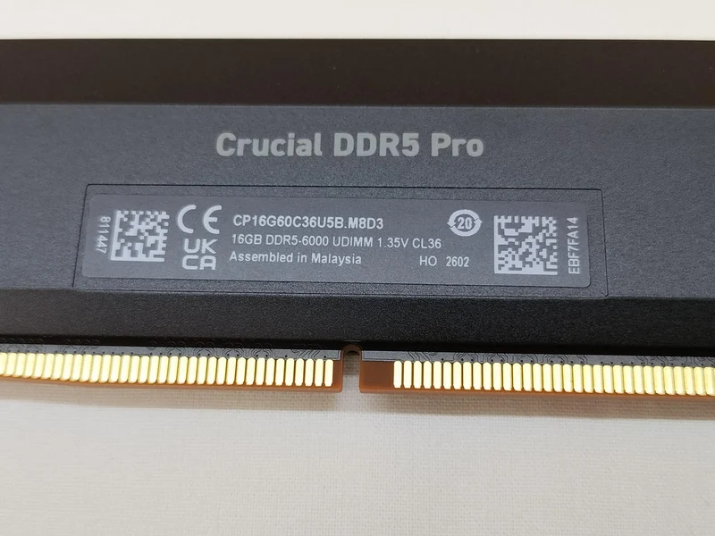 Mémoire CRUCIAL : DDR5 PRO CP16G60C36U5B