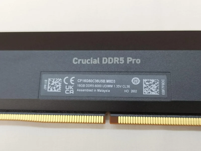 Mémoire CRUCIAL : DDR5 PRO CP16G60C36U5B