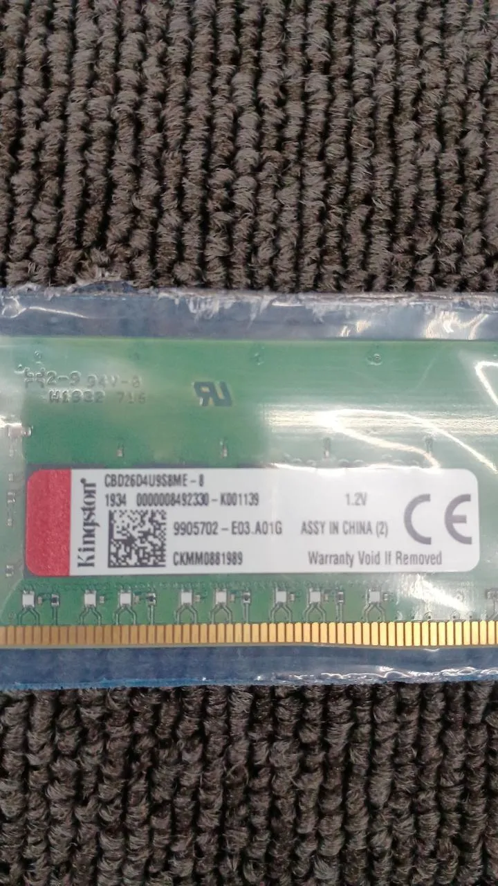 Mémoire de bureau KINGSTON DDR4 CBD26D4U9S8ME