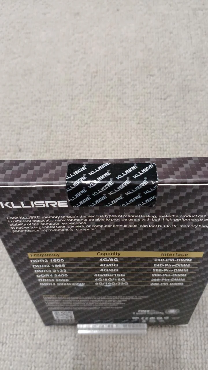 Mémoire KLLSRE : RAM KLLSRE DDR4 8 Go 16 Go