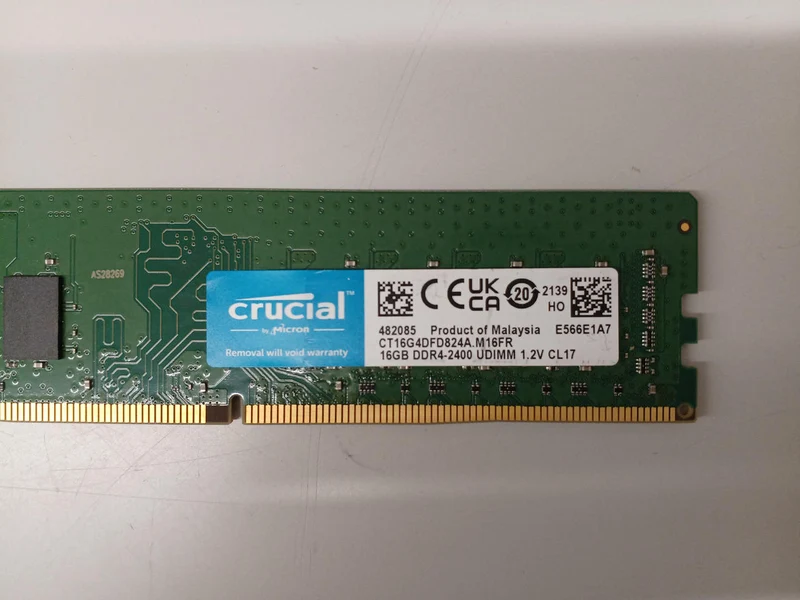Mémoire PC Crucial CT16G4DFD824A. M16FR