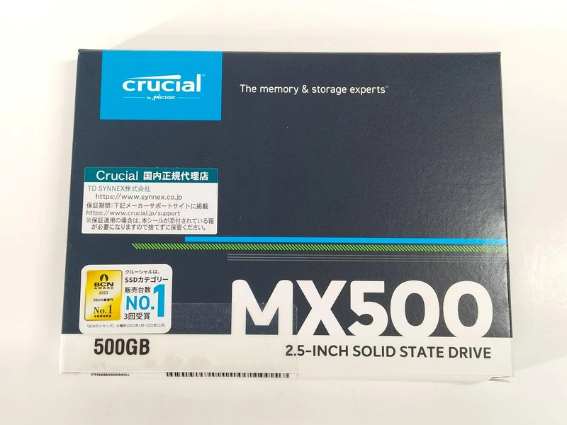 Crucial [Non ouvert] MX500 CT500MX500SSD1/JP