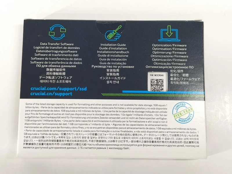 Crucial [Non ouvert] MX500 CT500MX500SSD1/JP