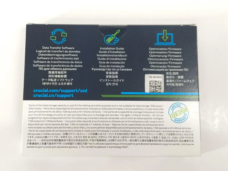 Crucial [Non ouvert] MX500 CT500MX500SSD1/JP