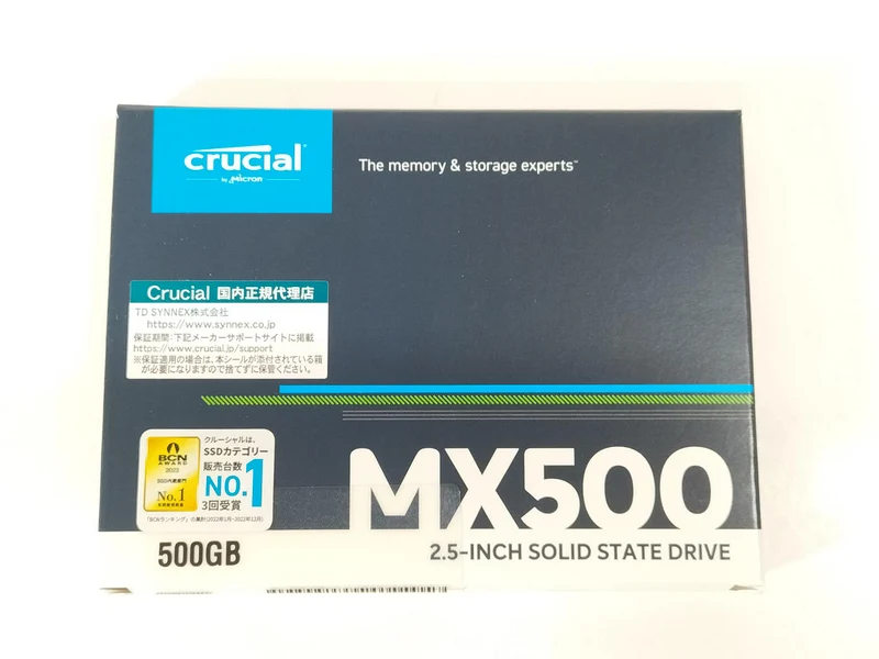 Crucial [Non ouvert] MX500 CT500MX500SSD1/JP