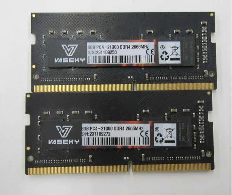 VASEKY DDR4-2666 8 Go, kit de 2 modules PC4-21300 (8 Go × 2)