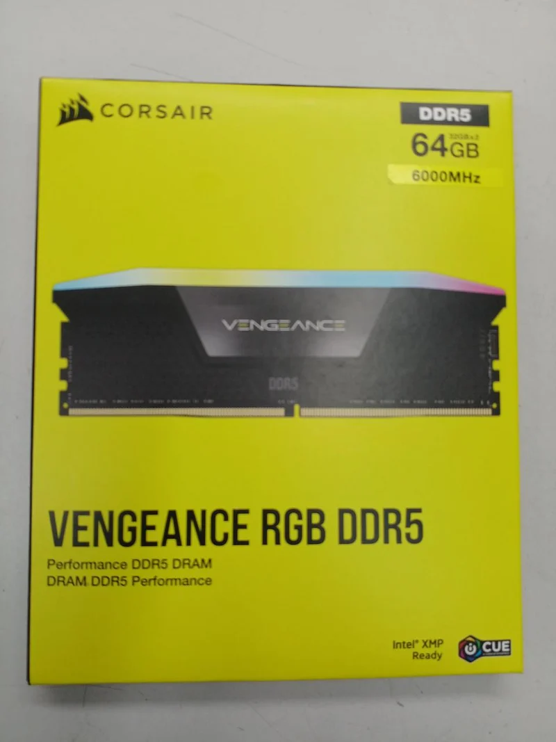 Mémoire vive CORSAIR DDR5-6000 MHz haute vitesse non ouverte CMH64GX5M2B6000C30