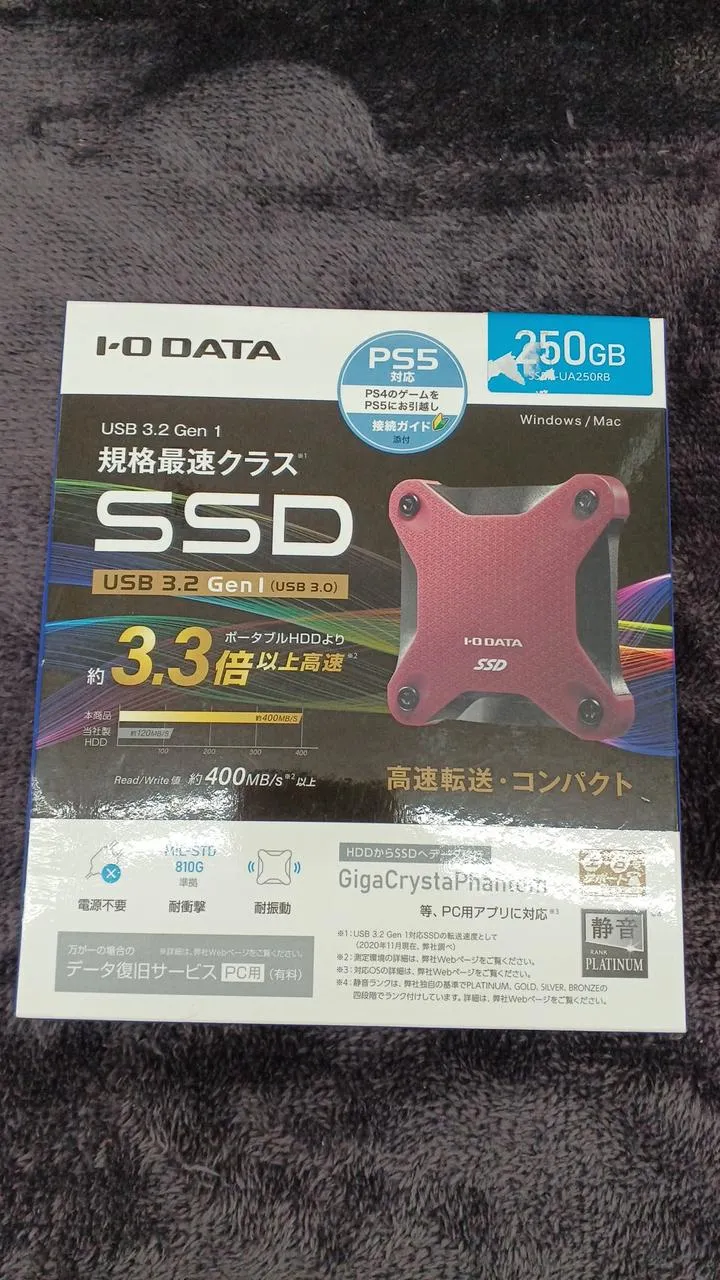 E/S DATA SSD 250 Go SSPH-UA250RB