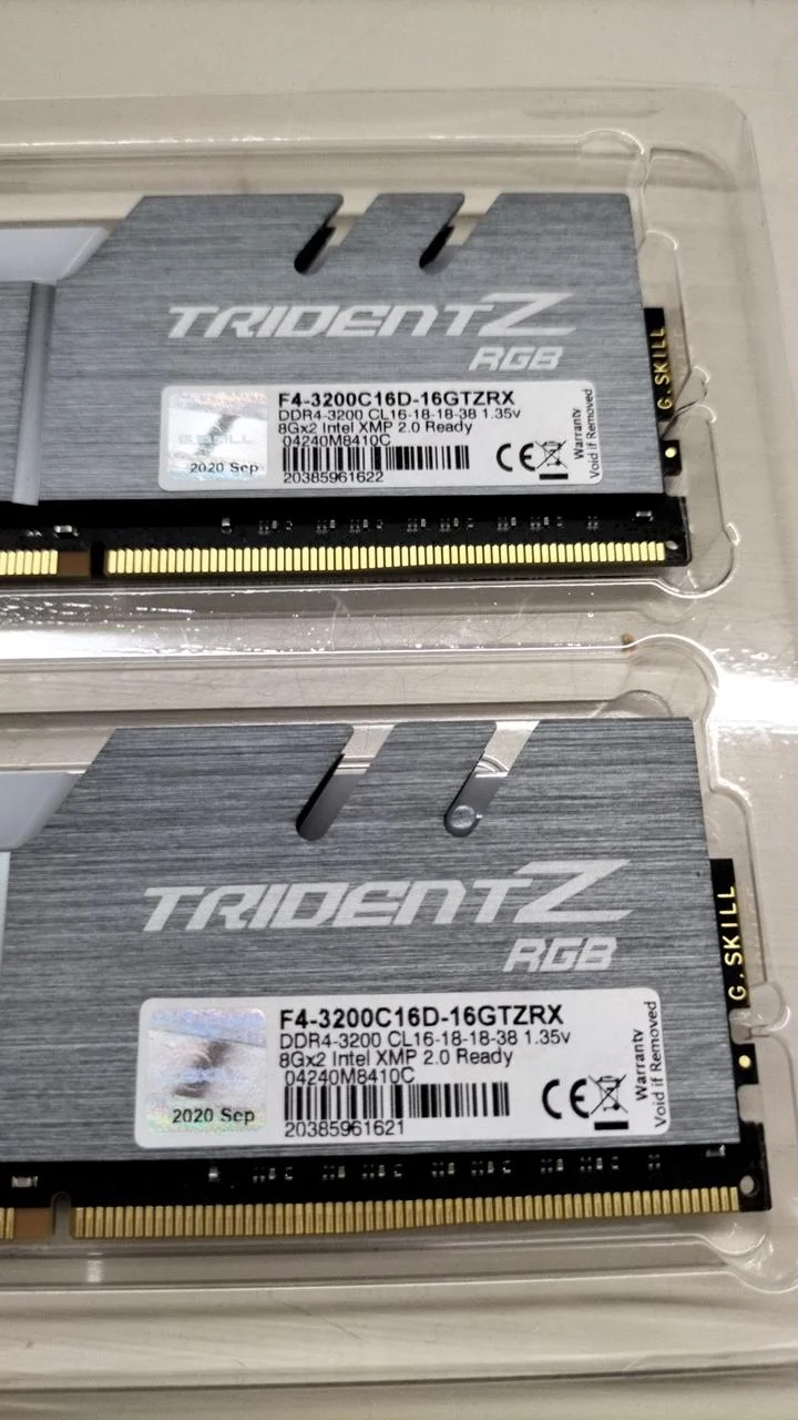 G.SKILL DDR4 8 Go × 2 F4-3200C16D-16GTZRX