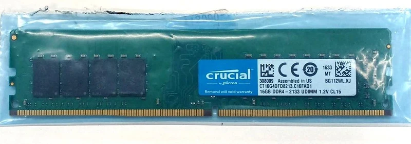 Mémoire PC CRUCIAL CT16G4DFD8213. C16FAD1