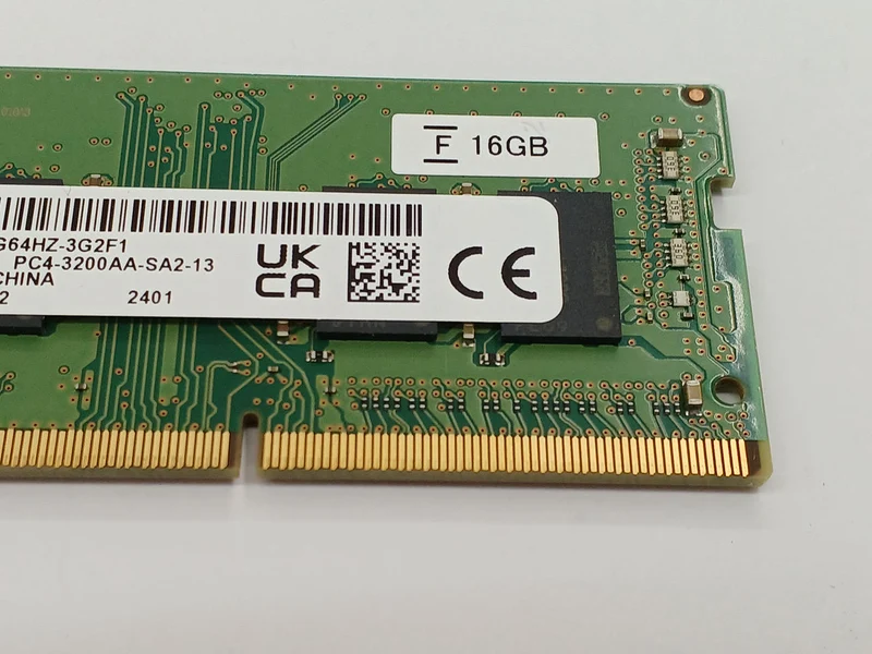 MICRON DDR4-3200 16 Go 1 puce MTA8ATF2G64HZ-3G2F1