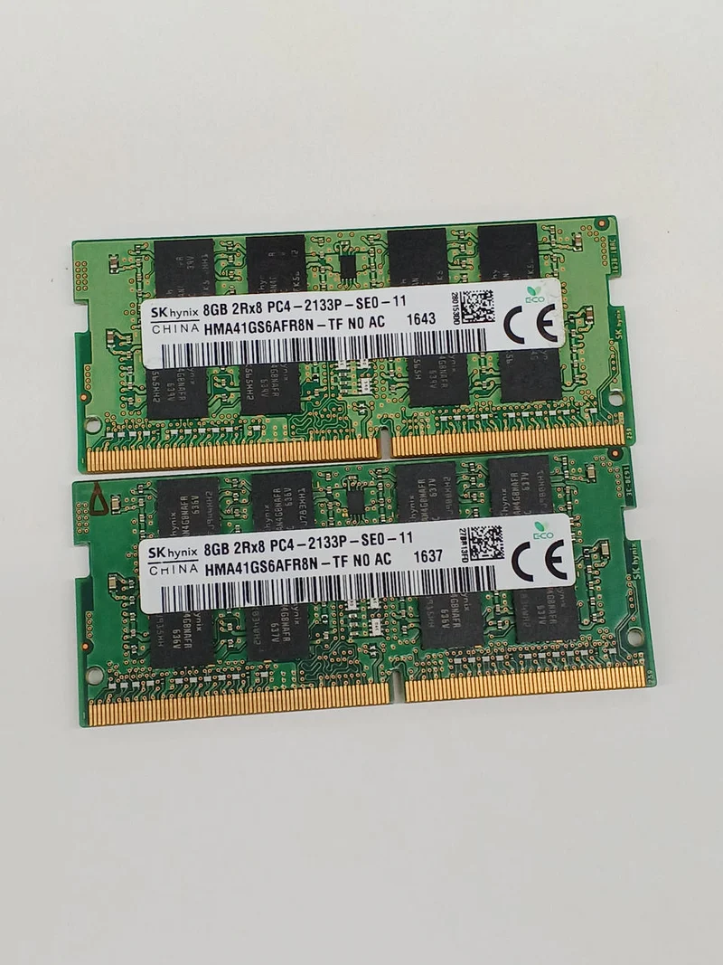 Mémoire pour ordinateur portable SK HYNIX PC4-17000 8 Go (lot de 2) HMA41GS6AFR8N