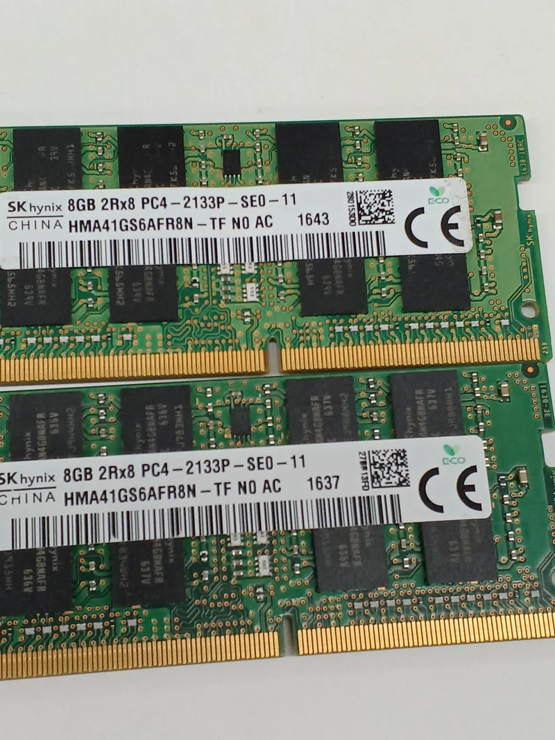 Mémoire pour ordinateur portable SK HYNIX PC4-17000 8 Go (lot de 2) HMA41GS6AFR8N