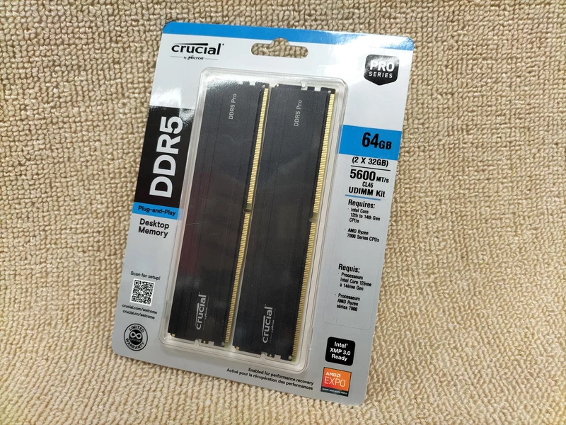 Mémoire CRUCIAL DDR5 CP2K32G56C46U5