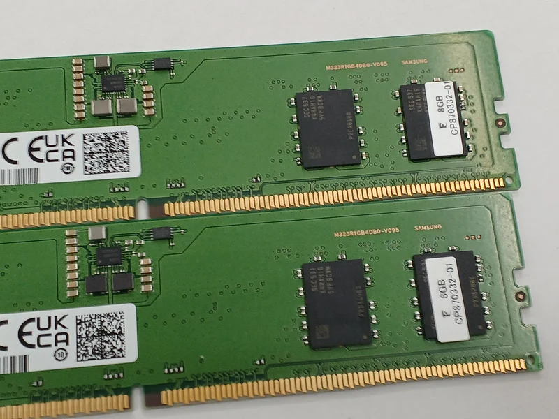 SAMUNG Ordinateur de bureau DDR5 8 Go, paquet de 2 M323R1GB4PB0-CWM0L