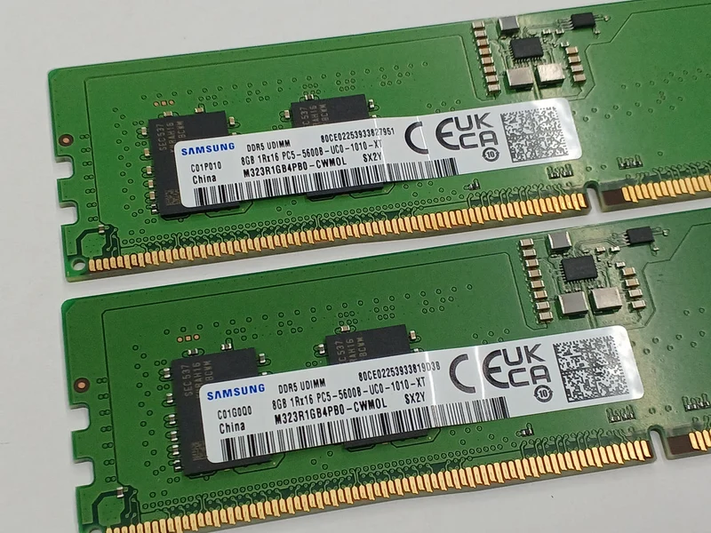 SAMUNG Ordinateur de bureau DDR5 8 Go, paquet de 2 M323R1GB4PB0-CWM0L