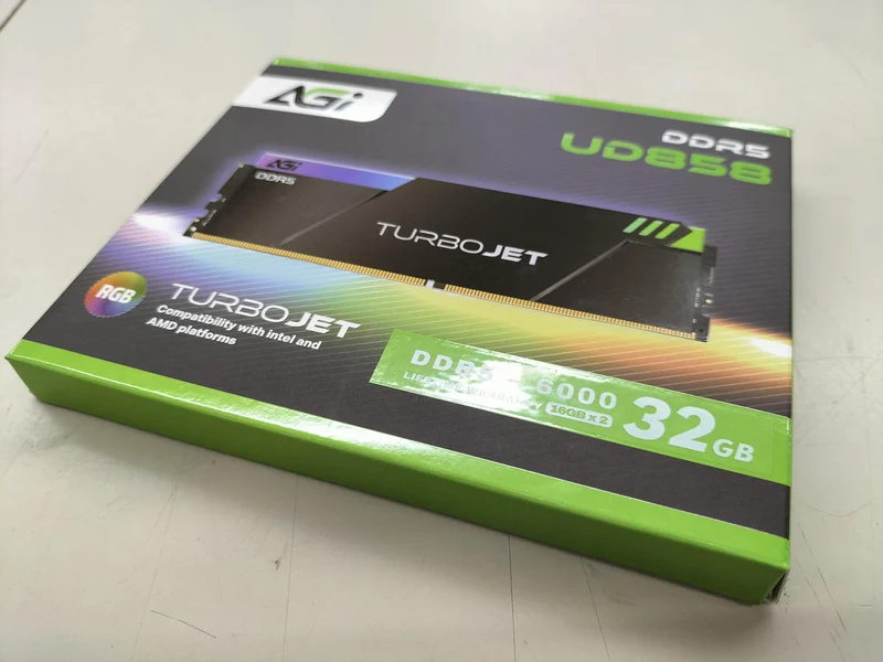Mémoire PC AGI DDR5-6000 16 Go × 2 cartes