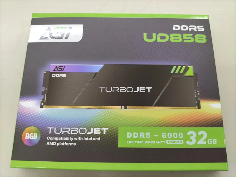 Mémoire PC AGI DDR5-6000 16 Go × 2 cartes