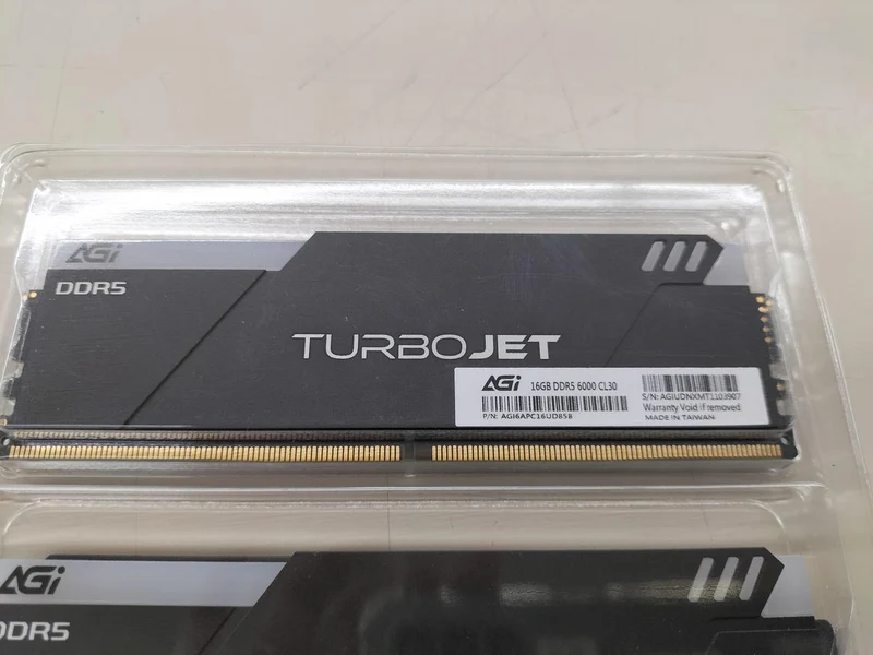 Mémoire PC AGI DDR5-6000 16 Go × 2 cartes