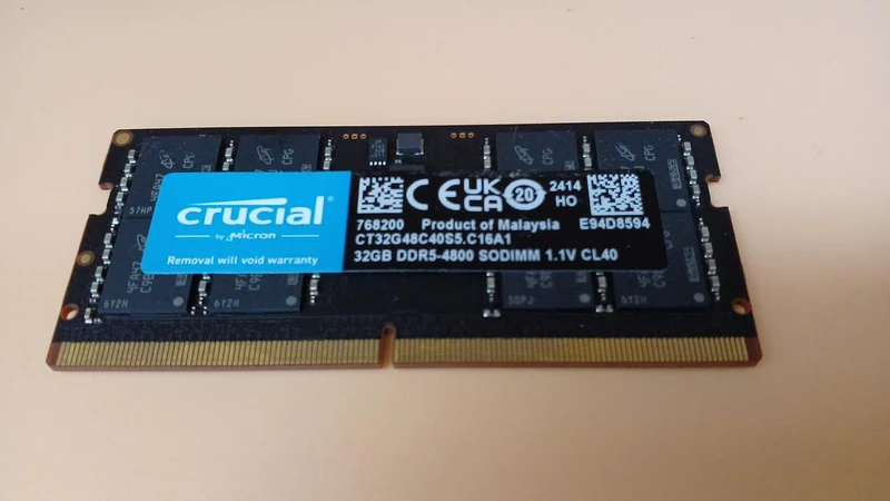 Mémoire CRUCIAL pour ordinateurs portables CT32G48C40S5