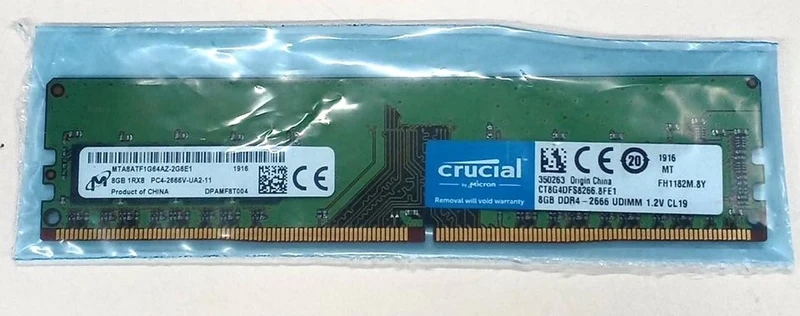 Mémoire PC CRUCIAL : CT8G4DFS8266.8FE1