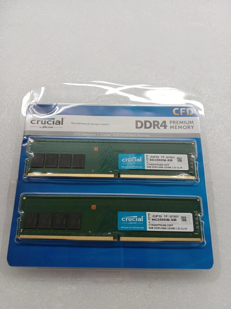 Mémoire Crucial [8 Go x 2] DDR4 W4U2666CM-8GR