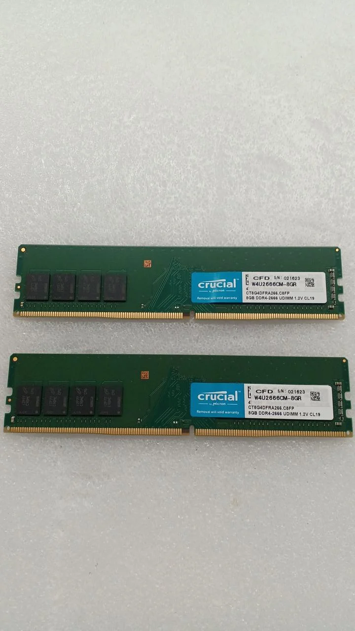 Mémoire Crucial [8 Go x 2] DDR4 W4U2666CM-8GR
