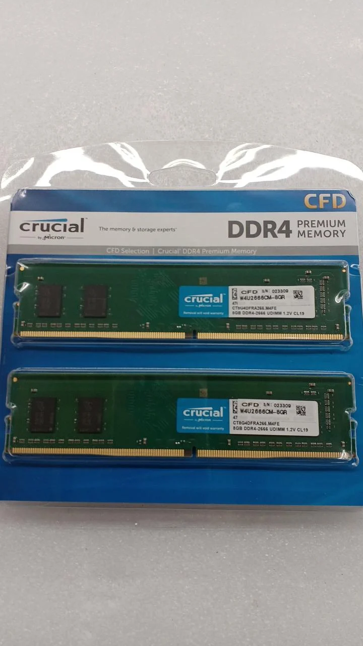 Mémoire CRUCIAL [8 Go x 2] DDR4 W4U2666CM-8GR