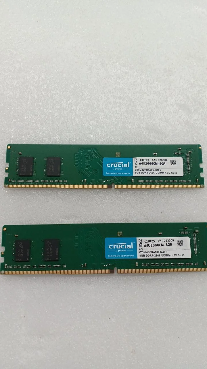 Mémoire CRUCIAL [8 Go x 2] DDR4 W4U2666CM-8GR