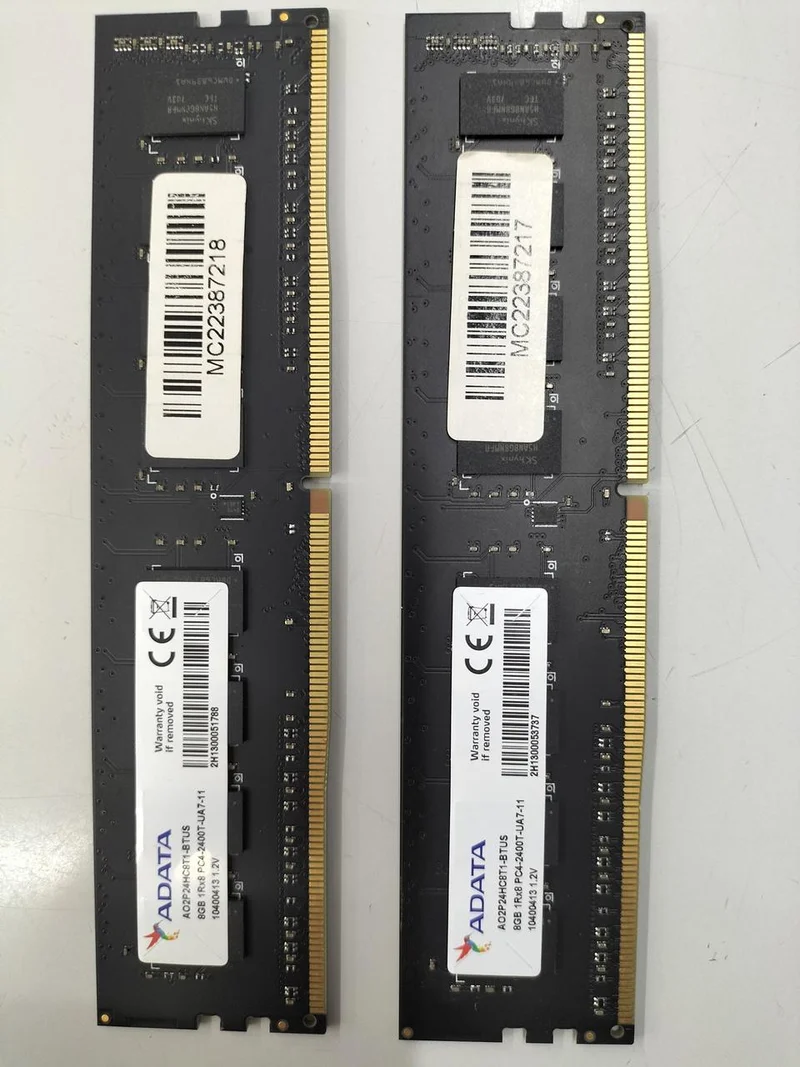 Mémoire ADATA : 8 Go x2 AQ2P24HCBT1-BTUS