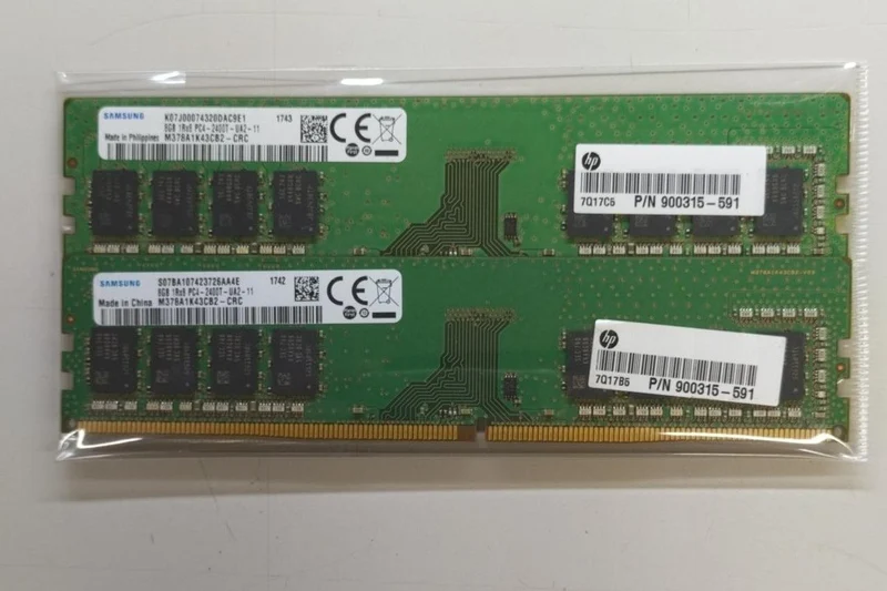 Mémoire PC Samsung PC4-2400T 8 Go x2