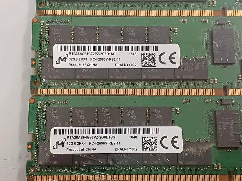 Mémoire serveur MICRON : DDR4 128 Go (4 × 32 Go)