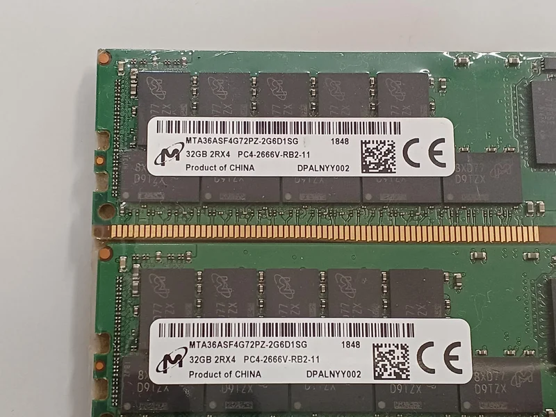 Mémoire serveur MICRON : DDR4 128 Go (4 × 32 Go)