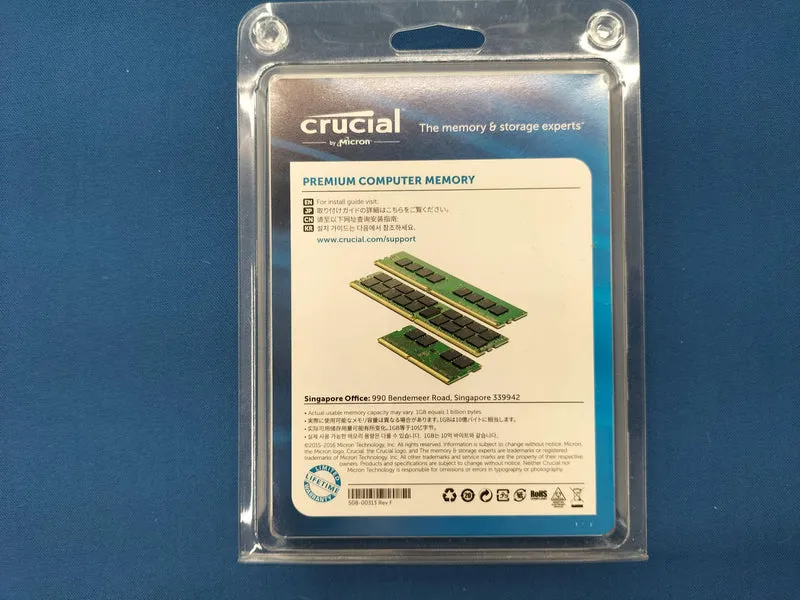 Mémoire PC CRUCIAL CT2K16G4DFD8266