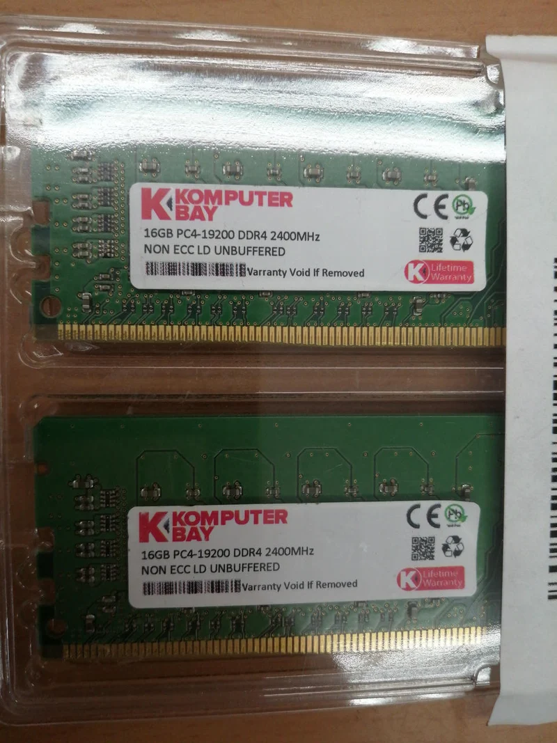 KONPUTER BAY Mémoire PC 16 Go PC4-19200 DDR4 2400 MHz