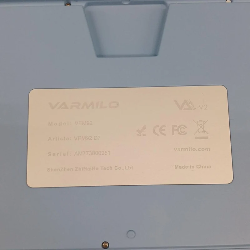 Clavier de jeu VARMILO VEM92 MÉLODIE MARINE