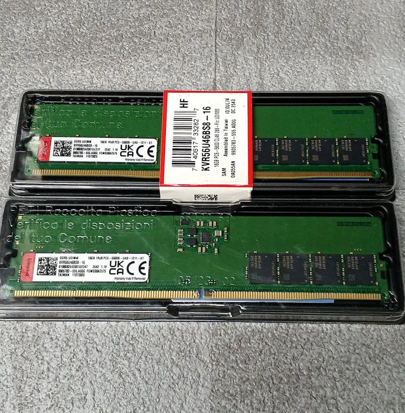 Mémoire KINGSTON TECHNOLOGY DDR5 KVR56U46BS8-16