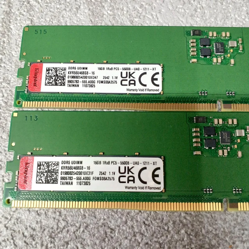 Mémoire KINGSTON TECHNOLOGY DDR5 KVR56U46BS8-16