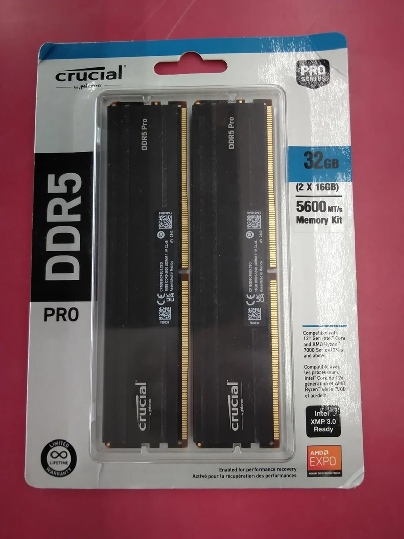 Mémoire CRUCIAL DDR5 CP2K16GB55C48UB