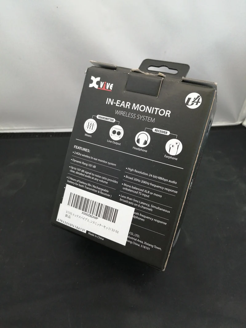 Système de surveillance intra-auriculaire sans fil XVIVE XV-U4