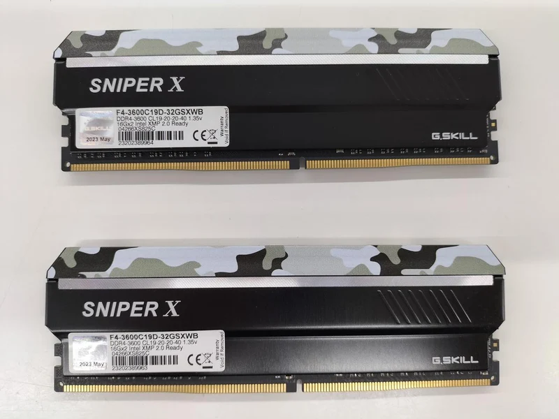 Mémoire G.SKILL DDR4 F4-3600C19D-32GSXWB 16 Go × 2