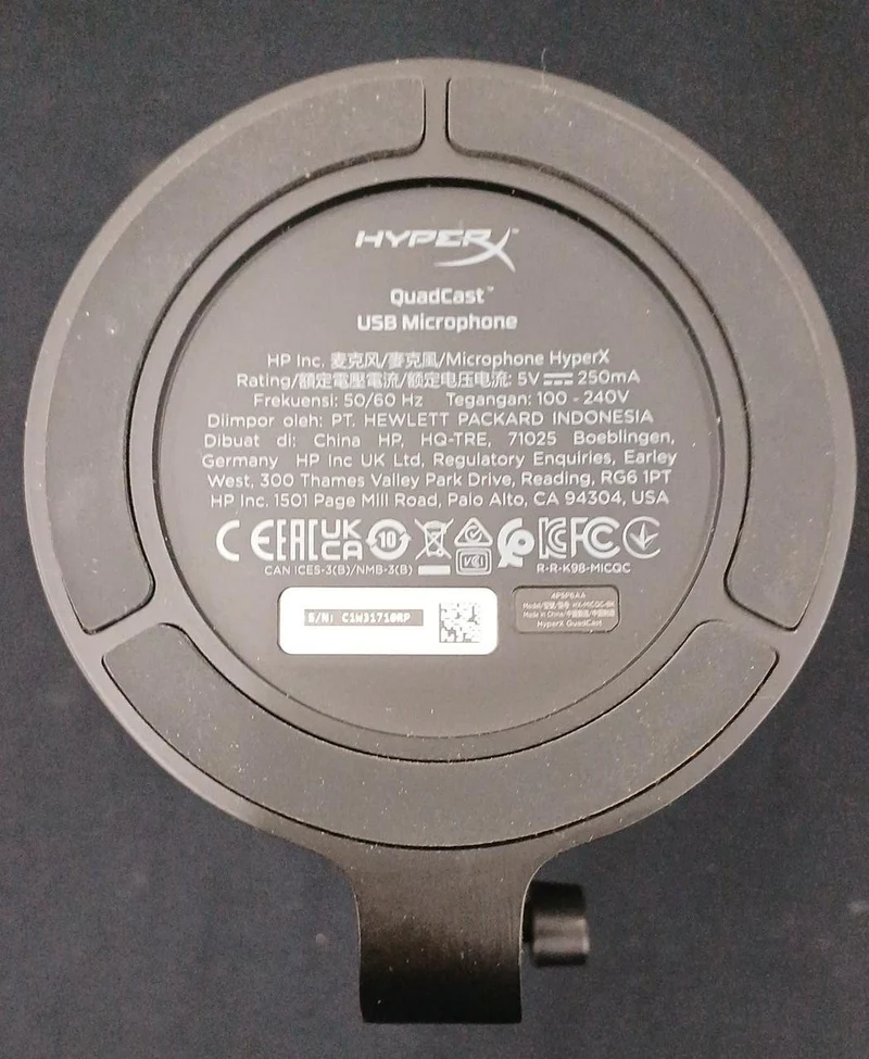 Microphone USB HYPERX QUADCAST