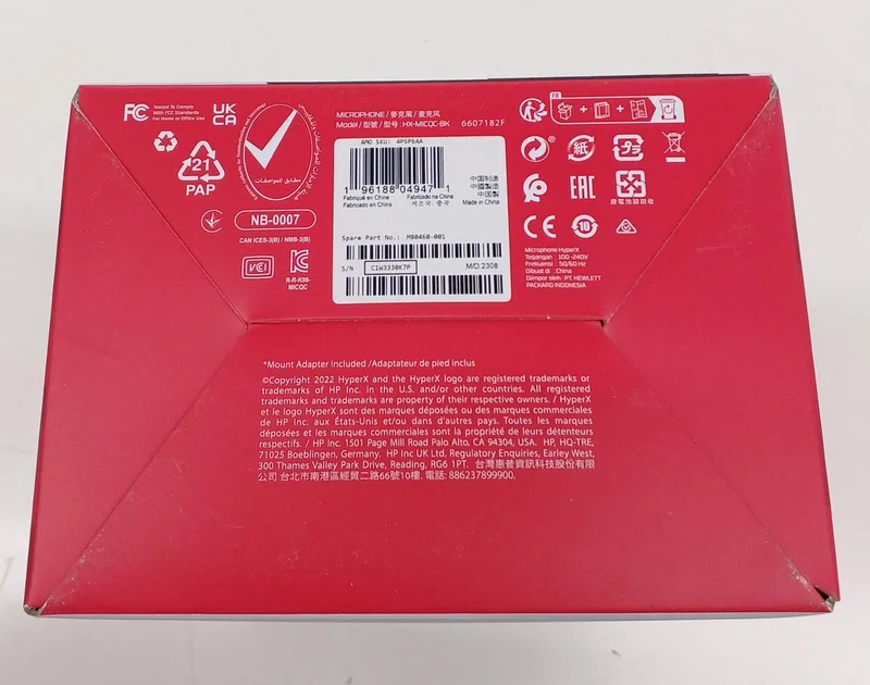 Microphone USB HYPERX QUADCAST (4P5P6AA)