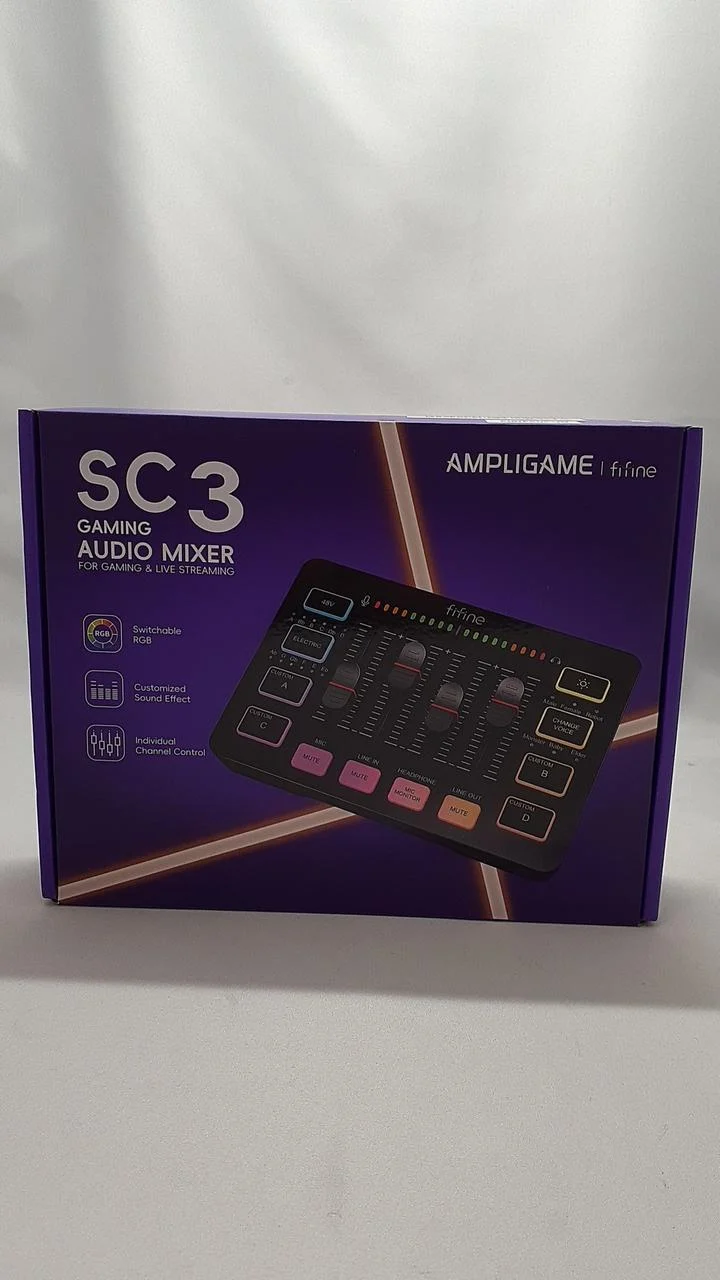 Table de mixage audio de jeu FIFINE SC3