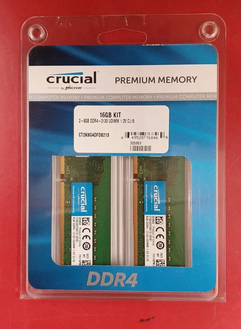 CRUCIAL DDR4-2133 8 Go 2 barrettes CT2K8G4DFD8213