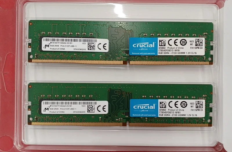 CRUCIAL DDR4-2133 8 Go 2 barrettes CT2K8G4DFD8213