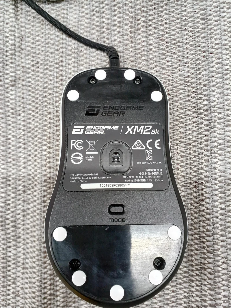 Souris de jeu ENDGAMEGEAR EGG-XM2-8K-WHT