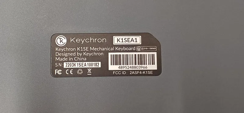 Clavier de jeu KEYCHRON K1 SE