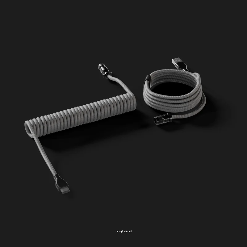Câbles spiralés - Gris